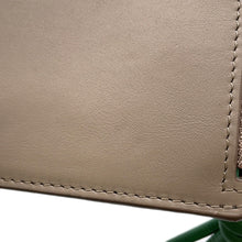 Load image into Gallery viewer, LOEWE Knot Coin Card Holder Sand/Tropical GreenCEM1Z40X02 shiny napa calf