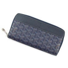 Load image into Gallery viewer, GOYARD matignon wallet Navy BlueMATIG2GMLTY12CL12P PVC/Vozel Calf Leather