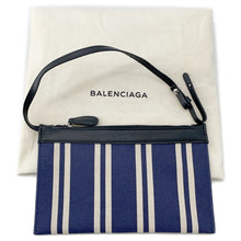 将图像加载到图库查看器中,BALENCIAGA Navy Kabas Navy339933 Canvas Leather Size S