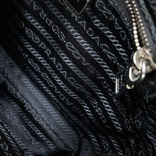 将图像加载到图库查看器中,PRADA 2WAY Logo Quilted Chain Bag Black1BH910 Nylon