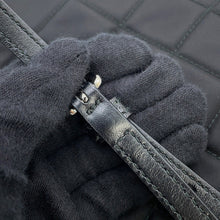 Load image into Gallery viewer, PRADA 2WAY Logo Quilted Chain Bag Black1BH910 Nylon