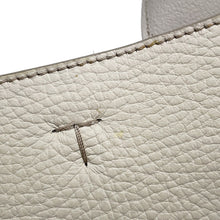 将图像加载到图库查看器中,TOD’S Timeless 2-Way Tote Bag White Leather Size Mini