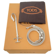 将图像加载到图库查看器中,TOD’S Timeless 2-Way Tote Bag White Leather Size Mini