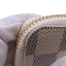 将图像加载到图库查看器中,LOUIS VUITTON Portefeuille Clemence Rose BallerineN61264 Damier Azur