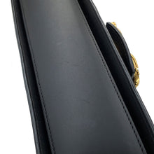 将图像加载到图库查看器中,DOLCE&GABBANA DG Amore 2-way Handbag Black Calf Leather Faux Pearl