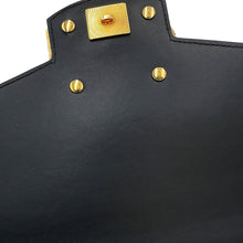将图像加载到图库查看器中,DOLCE&GABBANA DG Amore 2-way Handbag Black Calf Leather Faux Pearl