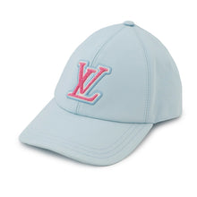 将图像加载到图库查看器中,LOUIS VUITTON Cap with LV signature Size M Light BlueM7318M Cotton100% Cotton59%・Rayon41%