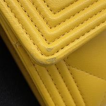 将图像加载到图库查看器中,CHANEL Boy Chanel Long Wallet YellowA80286 Lambskin