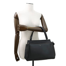 Load image into Gallery viewer, CELINE EDGE Handbag Black174013 Leather Size Small
