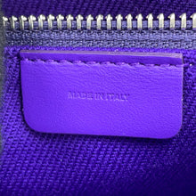 将图像加载到图库查看器中,BURBERRY Check Pattern Clutch Bag Purple/Green8074939 Canvas
