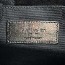 Load image into Gallery viewer, SAINT LAURENT PARIS Clutch Bag Black378261 Croco embossed leather