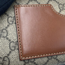 将图像加载到图库查看器中,GUCCI GG Supreme Padlock ChainShoulder Bag Beige/Black409487 GG Supreme Leather Size Small