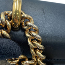 将图像加载到图库查看器中,GUCCI GG Supreme Padlock ChainShoulder Bag Beige/Black409487 GG Supreme Leather Size Small