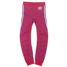 将图像加载到图库查看器中,GUCCI Adidas Collaboration GG Jersey Leggings Size M Red/Blue/White713036 Nylon95% Polyurethane5%