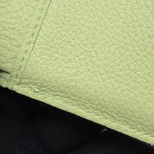 将图像加载到图库查看器中,GUCCI embossed logo compact wallet Green731694 Leather