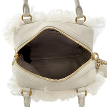 Load image into Gallery viewer, MIUMIU Zipped Top Handle Bag White5BB092 Sheepskin sheepfur