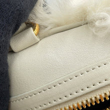 Load image into Gallery viewer, MIUMIU Zipped Top Handle Bag White5BB092 Sheepskin sheepfur