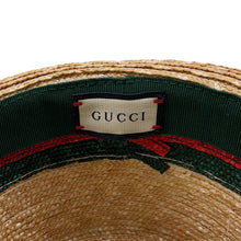 将图像加载到图库查看器中,GUCCI hat Size S/56㎝ Beige434760 Straw