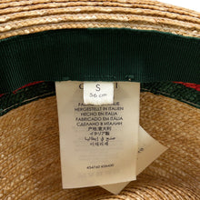 将图像加载到图库查看器中,GUCCI hat Size S/56㎝ Beige434760 Straw