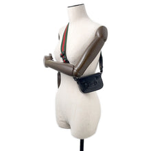 将图像加载到图库查看器中,GUCCI Horsebit 1955 Shoulder Bag Black726863 Leather Size Mini