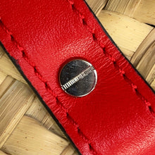 将图像加载到图库查看器中,Christian Louboutin Rubishore basket bag Beige/Blue1215220 Raffia Leather