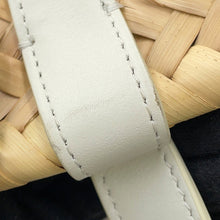 将图像加载到图库查看器中,CELINE Teen Triomphe Classic Panier Basket Bag Natural/White194002CGG.25FO Raffia Leather