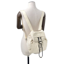 将图像加载到图库查看器中,MONCLER TrickBackpack IvoryJ209B5A00001M3873 Nylon Leather