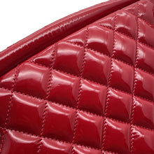 将图像加载到图库查看器中,CHANEL Matelasse Mademoiselle Chain Boring Shoulder Red Patent Leather