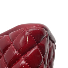 Load image into Gallery viewer, CHANEL Matelasse Mademoiselle Chain Boring Shoulder Red Patent Leather