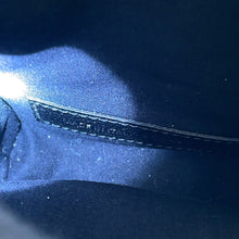 将图像加载到图库查看器中,BALENCIAGA shopping phone holder bag Silver/Black593826 Leather Size Mini