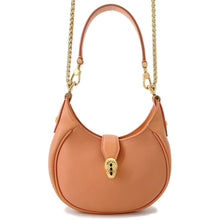 Load image into Gallery viewer, BVLGARI Serpenti Ellipse 2WAYBag Orange291631 Calf Leather
