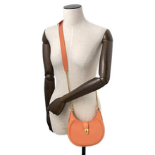 Load image into Gallery viewer, BVLGARI Serpenti Ellipse 2WAYBag Orange291631 Calf Leather