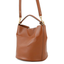 将图像加载到图库查看器中,CELINE Teen Bucket 16 2WAY Bag Tan197573CR4.04LU Leather
