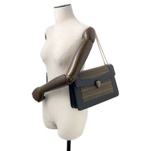 将图像加载到图库查看器中,BVLGARI Serpenti Shoulder Bag Black/Gold286639 Leather