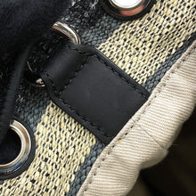 将图像加载到图库查看器中,CHANEL Deauville Drawstring Shoulder Black/Gray/WhiteA57536 Canvas