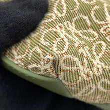 Load image into Gallery viewer, LOEWE Anagram Flamenco Clutch Shoulder Green/BeigeA411FC2X24 Canvas Leather