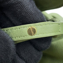 Load image into Gallery viewer, LOEWE Anagram Flamenco Clutch Shoulder Green/BeigeA411FC2X24 Canvas Leather