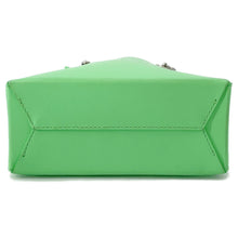 将图像加载到图库查看器中,FENDI Small Shopping Bag Light Green8BH382 Leather Size Small