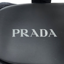 将图像加载到图库查看器中,PRADA Cross Sandals Black2X3118 Rubber Size 8