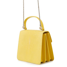 将图像加载到图库查看器中,BVLGARI Serpenti Forever ChainShoulder Yellow Galuchat Leather Leather