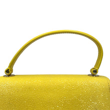 将图像加载到图库查看器中,BVLGARI Serpenti Forever ChainShoulder Yellow Galuchat Leather Leather