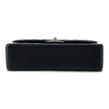Load image into Gallery viewer, CHANEL Matelasse W Flap ChainShoulder Bag BlackA01112 Caviar Leather Size 25