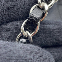 Load image into Gallery viewer, CHANEL Matelasse W Flap ChainShoulder Bag BlackA01112 Caviar Leather Size 25