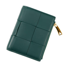将图像加载到图库查看器中,Bottega Veneta Maxi INTRECCIATO Cassette Bifold Wallet Emerald Green706010 Calf Leather