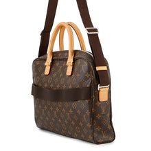 将图像加载到图库查看器中,LOUIS VUITTON Horizon Briefcase BrownM23219 Monogram