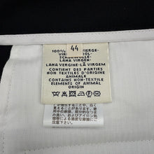 将图像加载到图库查看器中,HERMES Double Button Wide Short Pants Size Chronomat 44 Black Wool 100%
