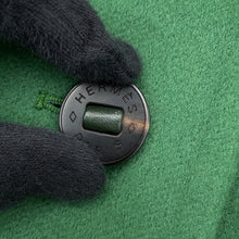 Load image into Gallery viewer, HERMES long vest Size 42 Green4H0101DA Cashmere100%