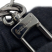 Load image into Gallery viewer, LOUIS VUITTON Porte Cles Padlock & Key BlackM61951 Monogram Eclipse
