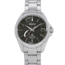 将图像加载到图库查看器中,SEIKO Grand Seiko Date Master Shop Limited W40.5mm Stainless Steel Black DialSBGA073