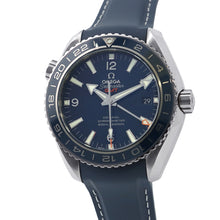 将图像加载到图库查看器中,OMEGA Seamaster Planet Ocean 600M GMT W43.5mm TI Rubber Blue Dial232.92.44.22.03.001